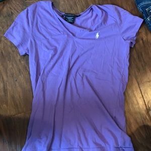 Ralph Lauren polo purple vneck